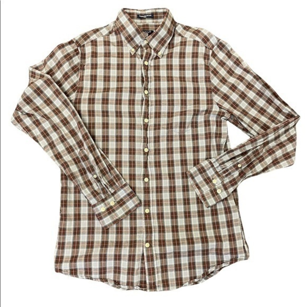 Gant Men Windblown Oxford Fitted Shirt Plaid Medium 15.75; 39/40
Condition 9/10
